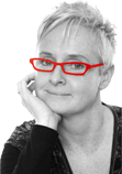 Renate rode bril